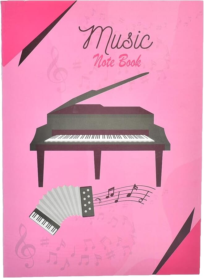 SONIX Discovery Music Notebook B5 20-Sheet 25x17.5cm, Single